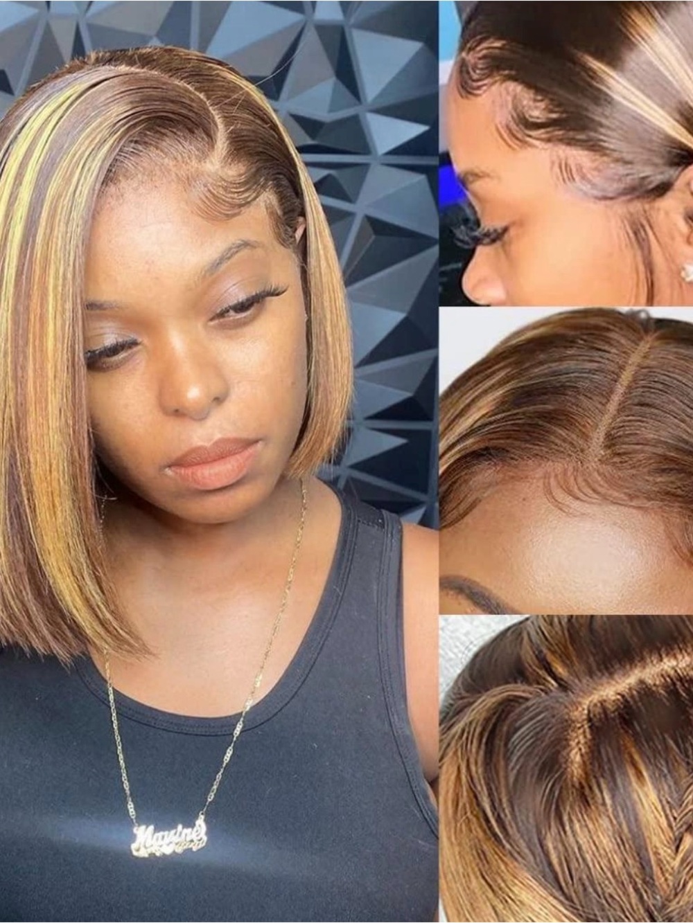 P4/27 Glueless wig
